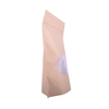 Box Bottom Aluminum Foil Hot Stamping Ziplock Paper Bag Waterproof