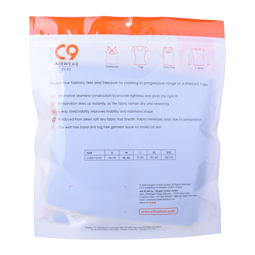 Clothing Zip Lock Bag Custom Shipping Bags For T Shirts Packaging Biodegradable Cornstarch
