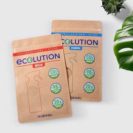 kraft paper stand up pouches for cleaning