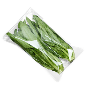 Clear 3 Side Seal Self-adhesive Sealing Bio Compostable Bags for Leafy Greens