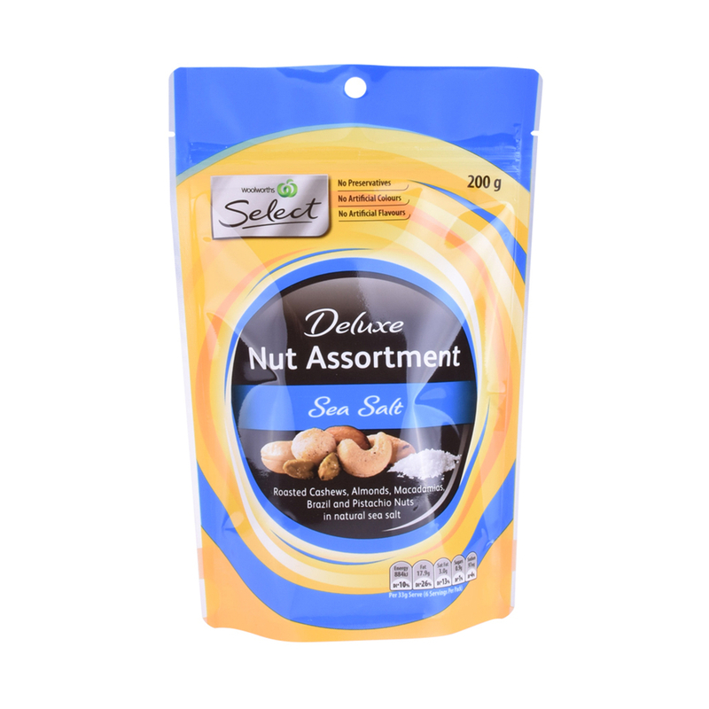 Customized Print Quad Seal Dry Fruits Branding