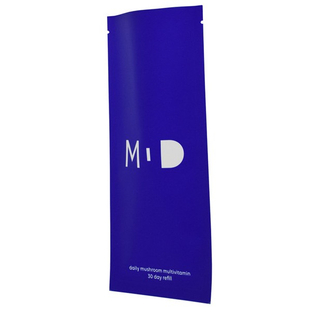 Excellent Compostable Material 3 Side Seal Pouch Mockup