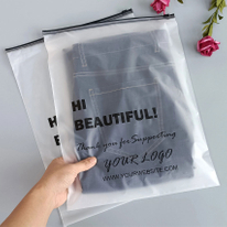 Eco Friendly Custom Ziplock Bags T Shirt Packaging Wholesale