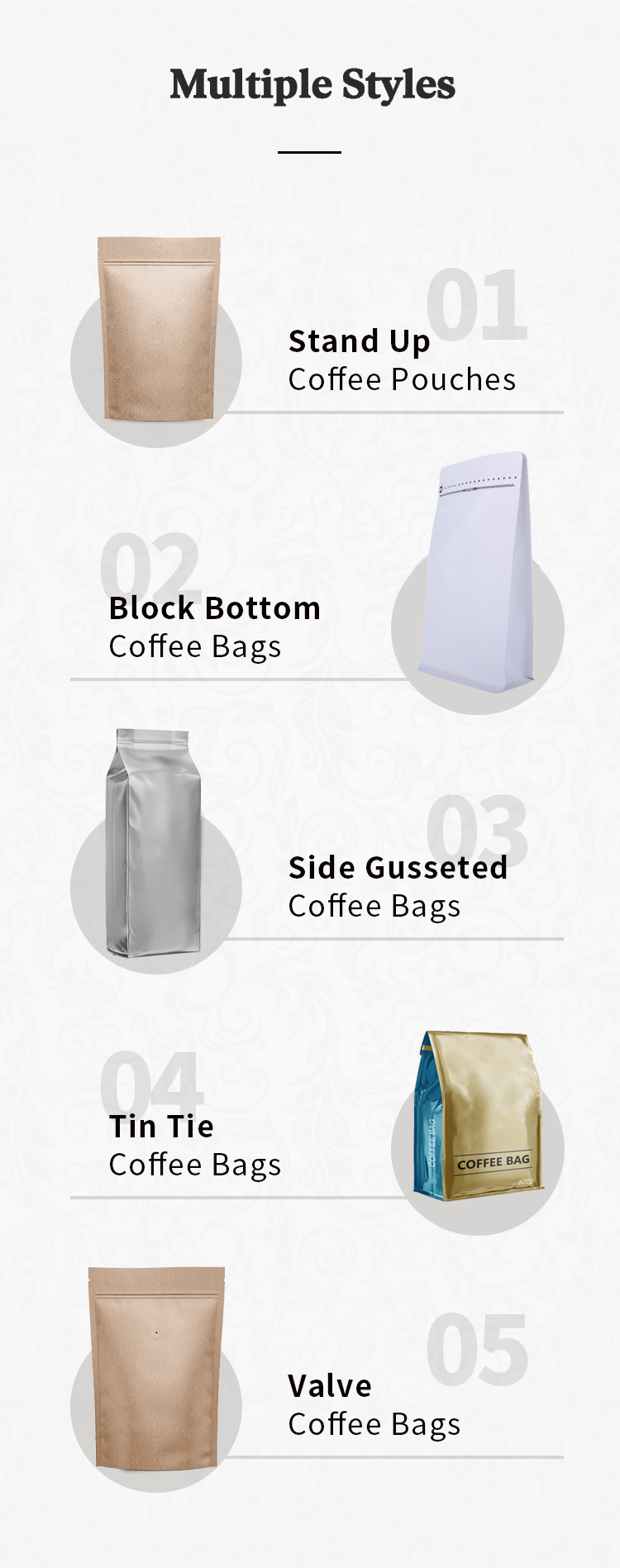 heat sealable coffee bags