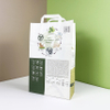 Customized Flat Bottom 50 Lb Biodegradable Kitty Litter Bags with Handle