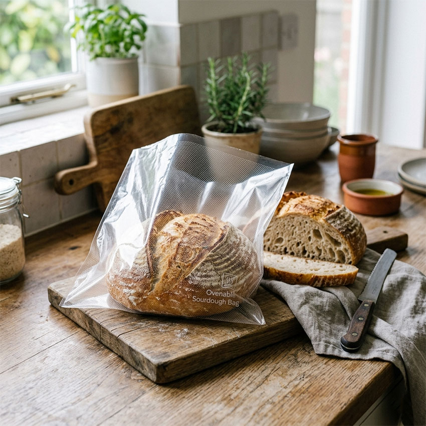 Custom Micro Perforated Bread Bags