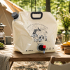 Recyclable Foldable 8L Collapsible Water Pouch For Camping Hiking