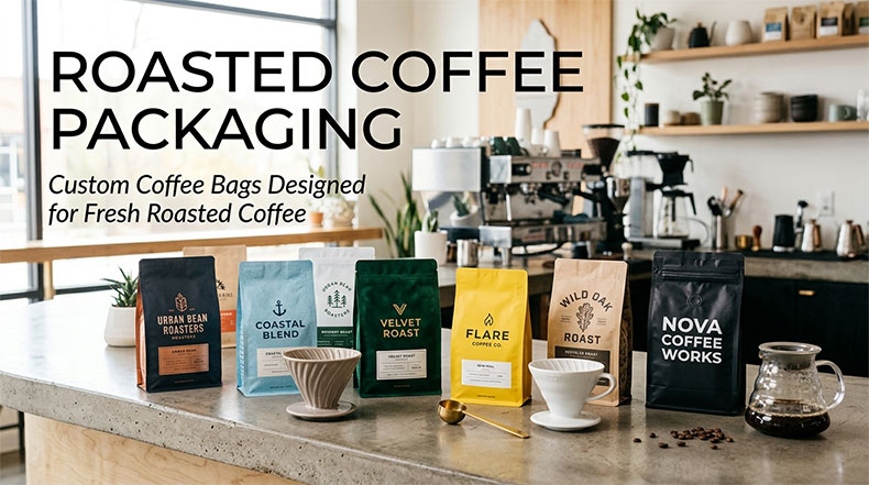 roasted coffee packaging