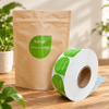 Customized Printing 100% Biodegradable Packaging Corn Starch Label for Compostable Bag 