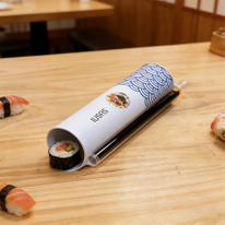 푸시 팝 골판지 튜브 스시 포장 용기