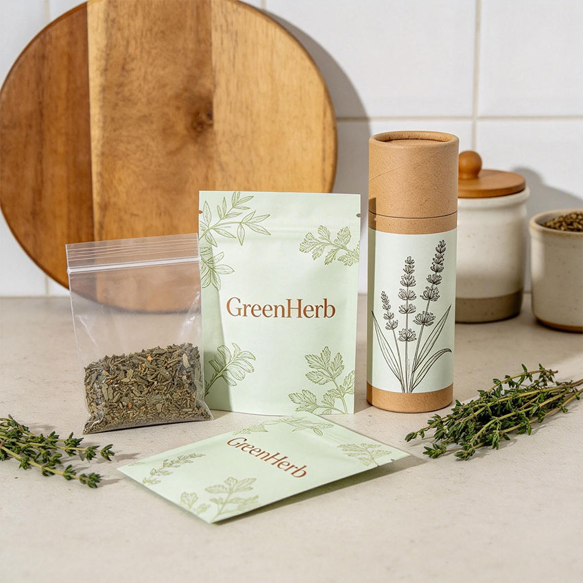 Wholesale Custom Biodegradable Spice Packaging