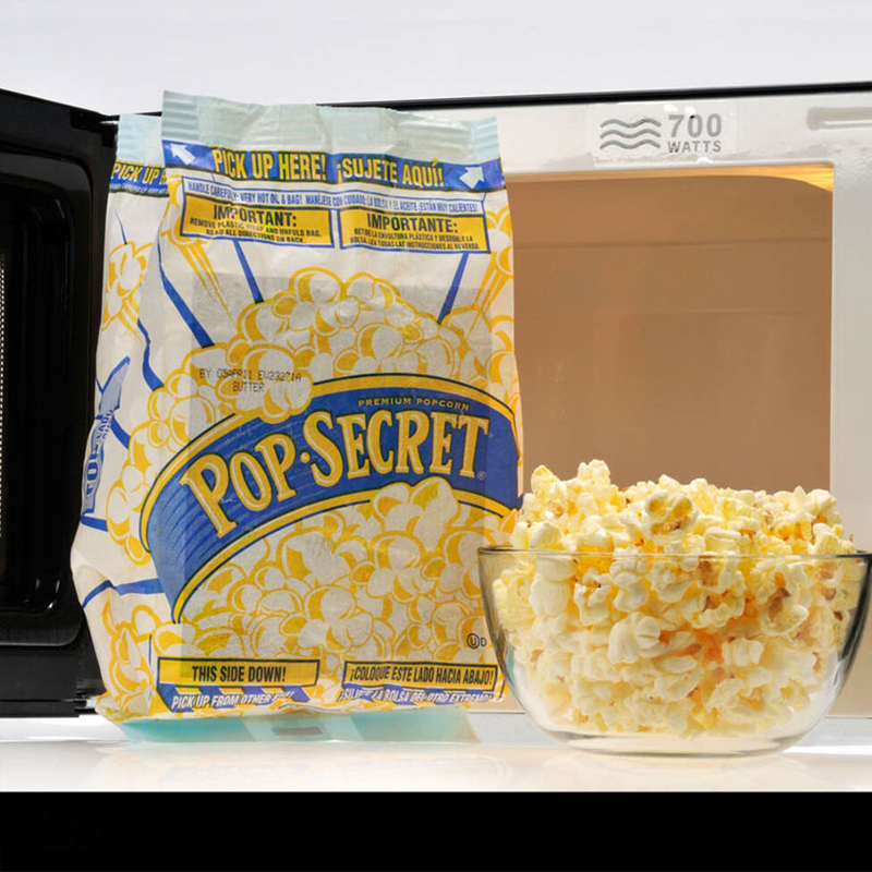 Microwavable Safe Eco-friendly Microwave Popcorn Bags