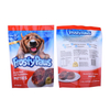 Resealable Flat Bottom Eco Friendly Zip Lock Pouch Dog Cat Treats Snack Package Pet Food Packaging Bags