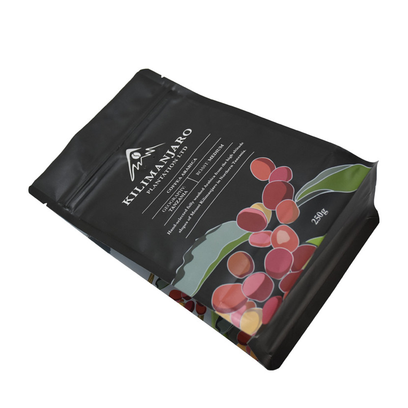 250g Biodegradable Plastic Free Flexible Food Grade Coffee Packaging