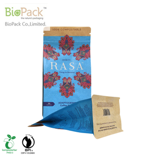 Wholesale Food grade Gusset Stand Up Coffee bag with Custom Logo From China