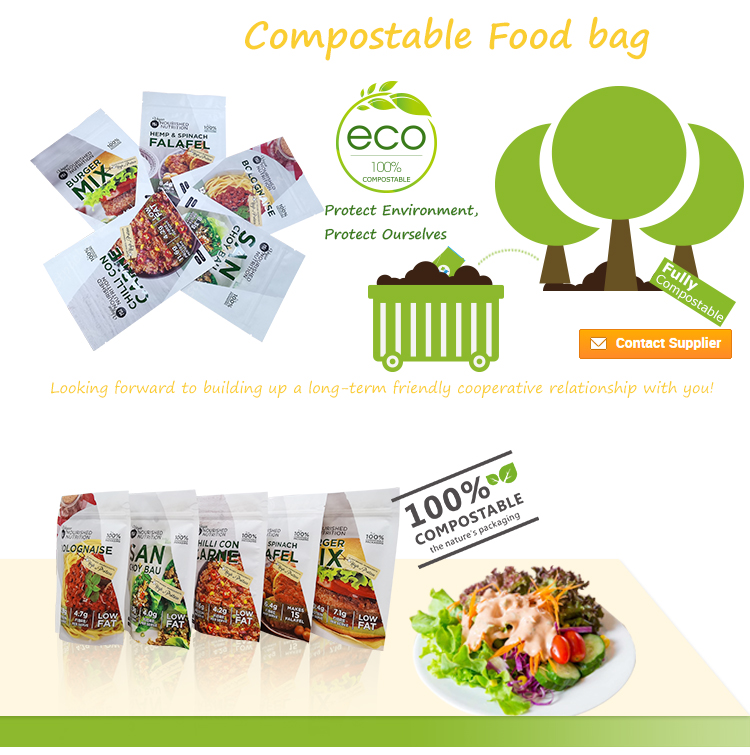 Customized Logo Design PLA Biodegradable Stand Up Food Bag Manufacturer in  China from China manufacturer - Biopacktech Co.,Ltd