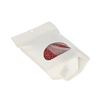 Heat Seal Zip Flat Bottom Custom Coffee Bean Bags Stock Compostable Packaging with Valve Zipper