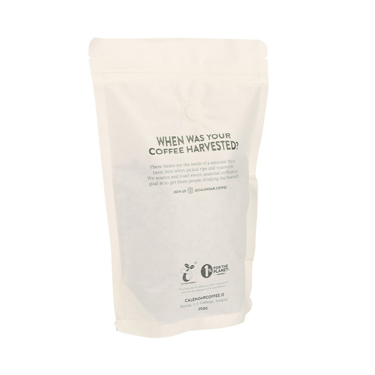 Eco Friendly Packaging Bags Stand-up Coffee Bags 250g