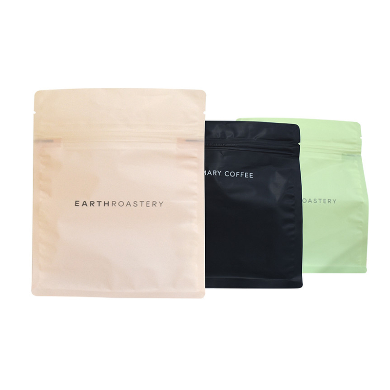 12oz Sustainable Compostable Plant Base Plastic Coffee Bean Package