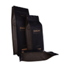 Black Paper Square Bottom Pouch Food Bag