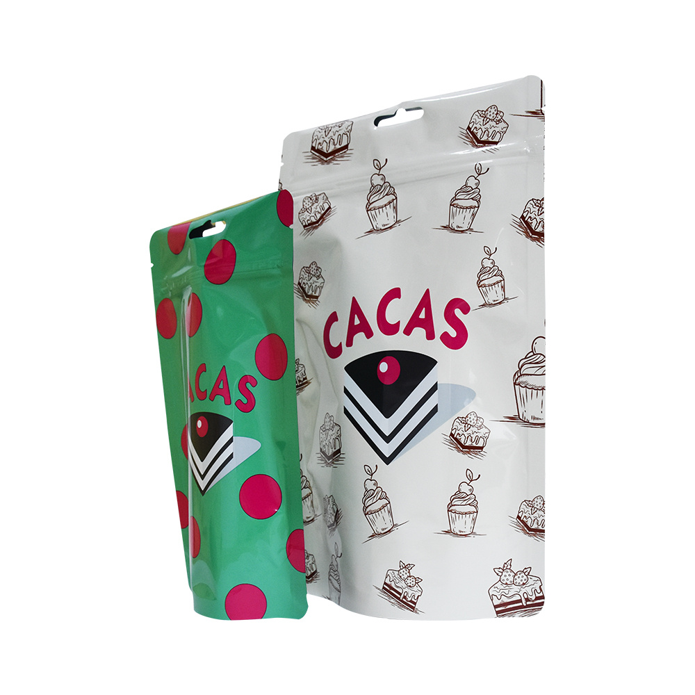 Low Price Food Grade Packaging Bags 100% Compostable Biodegradable Stand Up Pouch for Cakes