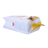 Food Contact Paper Side Gusset Pouch Flour Sealable Packaging 1lb Natural Kraft Printing Custom Powder Storage Bag