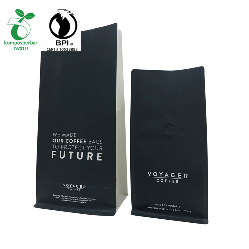 รีไซเคิลได้ที่เป็นมิตรกับสิ่งแวดล้อมพิมพ์กระดาษสีขาวคราฟท์และถุงบรรจุข้าวโพดจากจีน