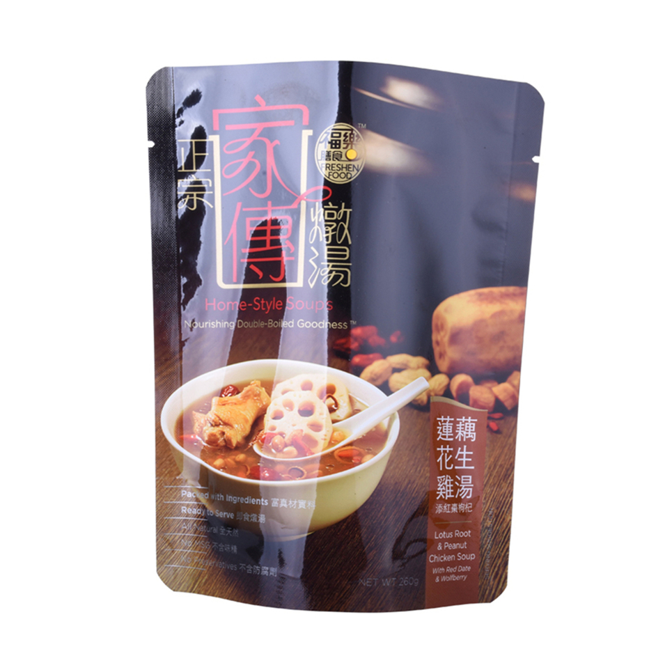 Stand Up Food Zipper Pouch Custom Printed Digital Printing Manufacturers