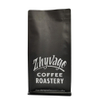 Kraft Paper Plastic Plastic Flat Bottom Café Poux Matte Imprimerie de sac à fermeture éclair