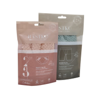 Resealabele Paper Compostable Zip Lock Bags