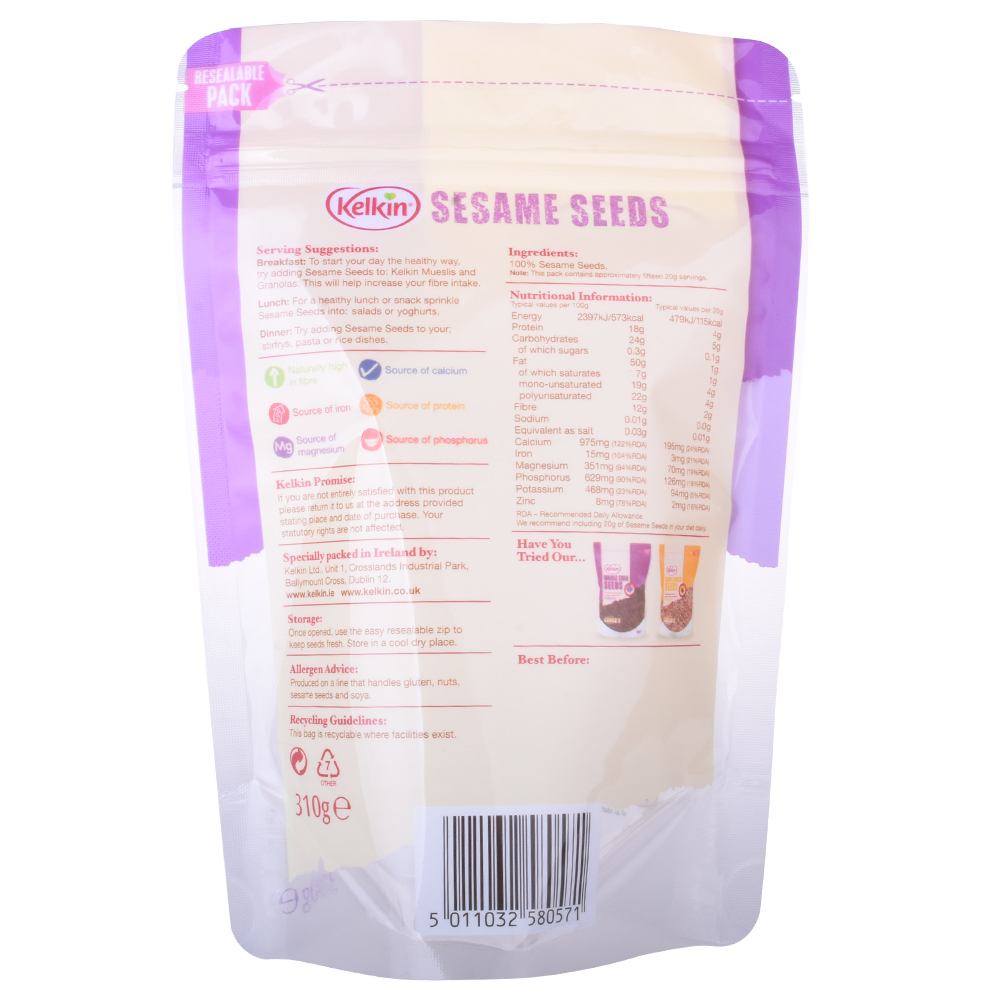 Impression colorée avec sacs d'assaisonnement à cravate en étain pour cuisiner