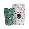 Food Ziplock Matte Black Clear Plastic Cookie Bags