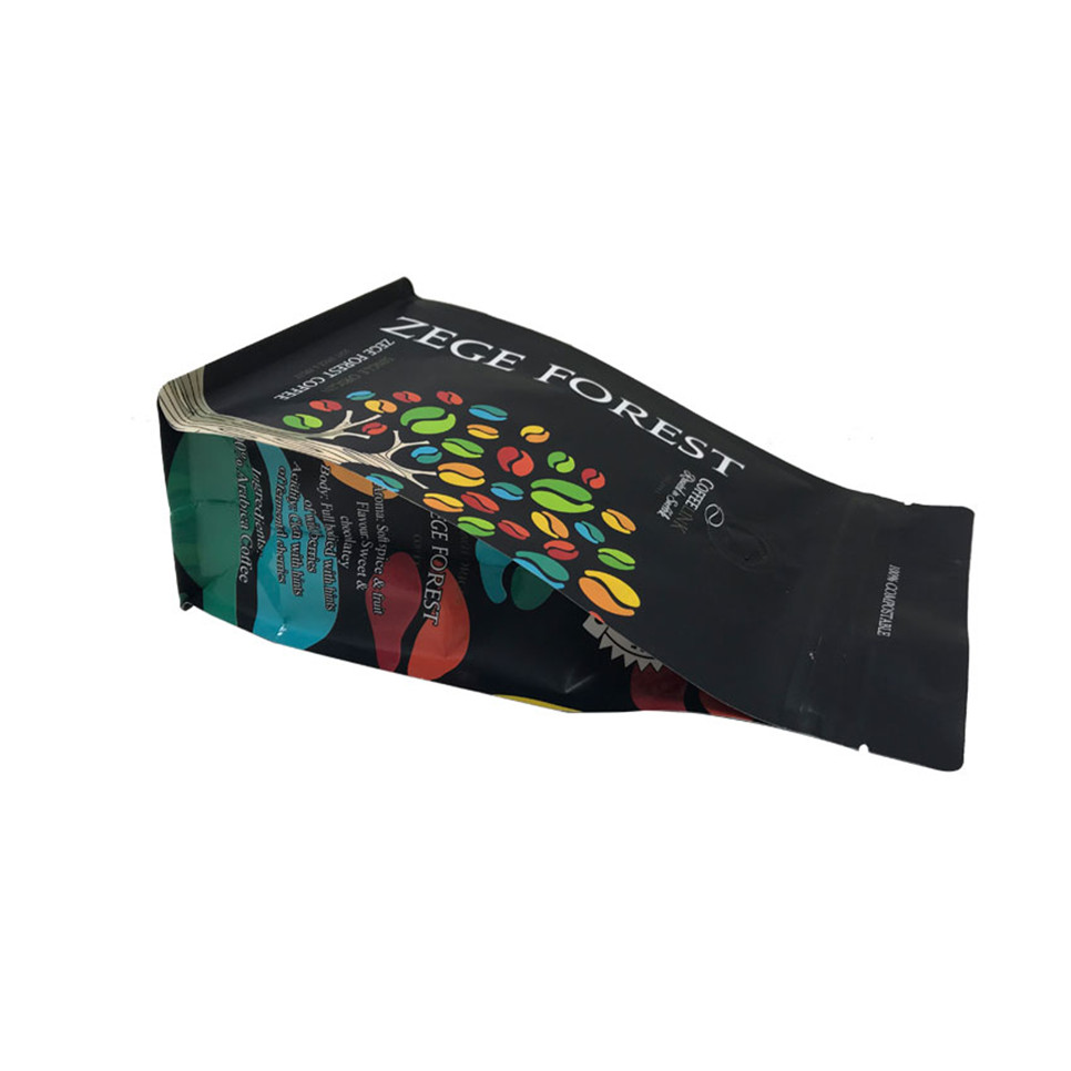 Popular Matt Finish Flat Bottom Recyclable Coffee Bag Gravure Printing