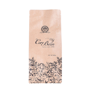 Hot Sale Renewable Designed OK&nbsp;Compost Resealabele Sustain Matt Black Coffee Bags