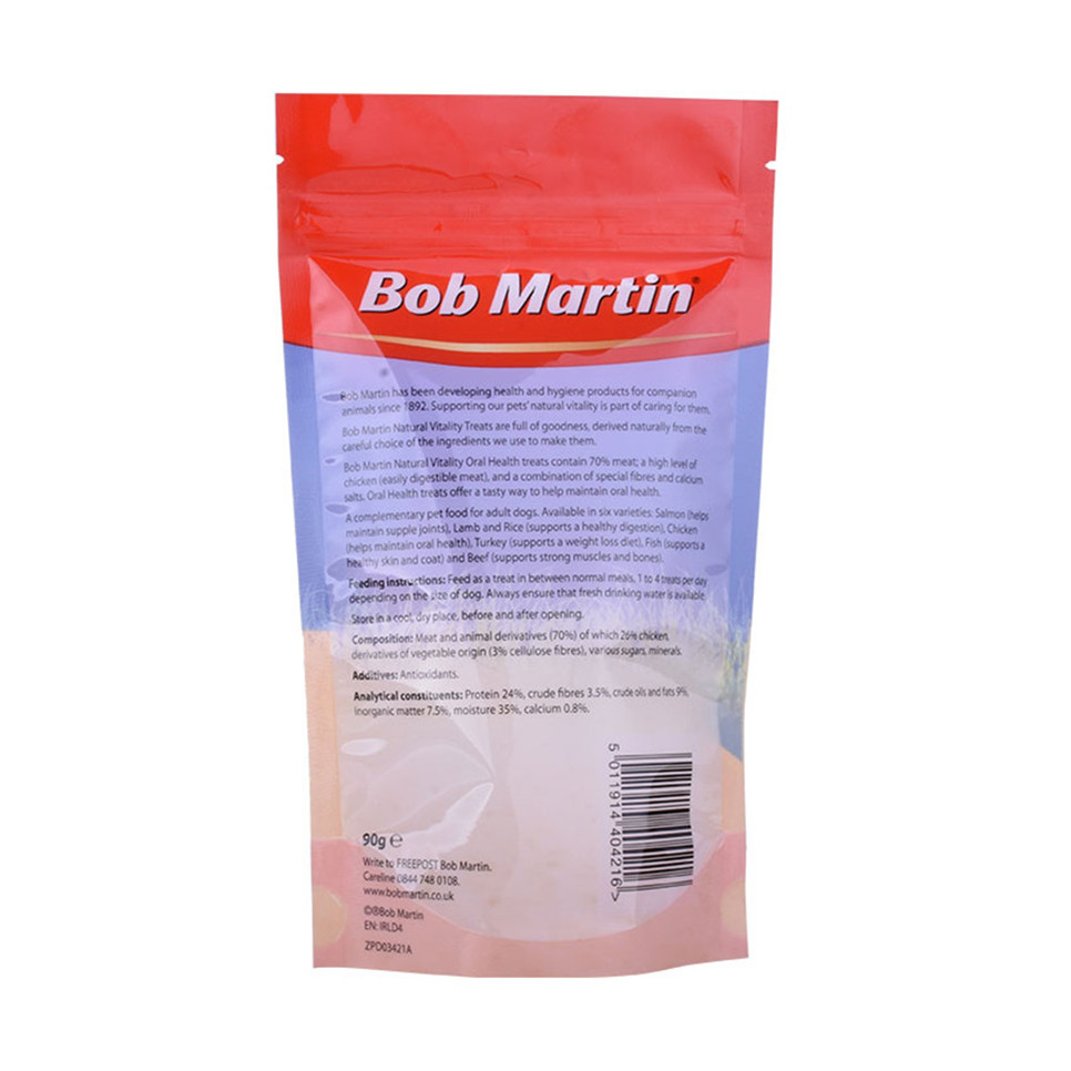 Wholesale Back Seal Stand Up Pouch Specifications