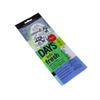 Matte Printing Tear Off Zip One Side Clear Pouches