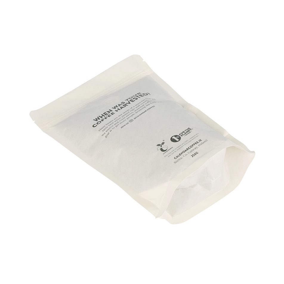 Cheap Standard Biodegradable Materials Zip Lock Plastic Coffee Bags Bulk 