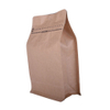 Offset Printing Custom Logo Natural Paper Zipper Bag for Clothes