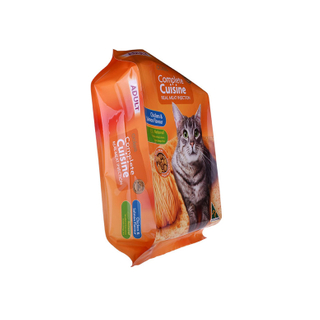 Newest Recyclable Materials Block Bottom Eco Friendly Cat Litter Bags with Glossy Finish