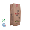 Food Grade Customized Food Ziplock Renewable Flat Bottom Gusset Bag