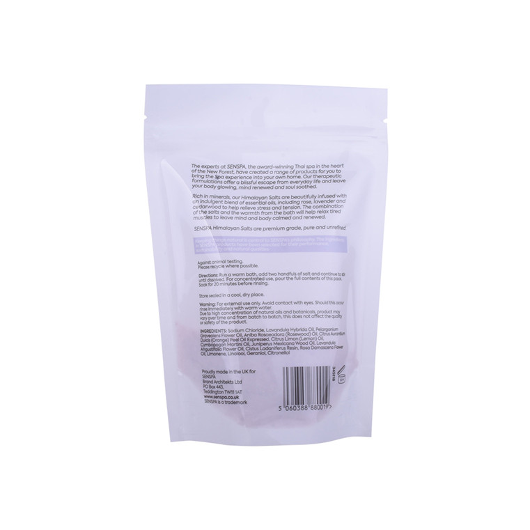Natural Soft Touch Plastic Packaging For Clothing