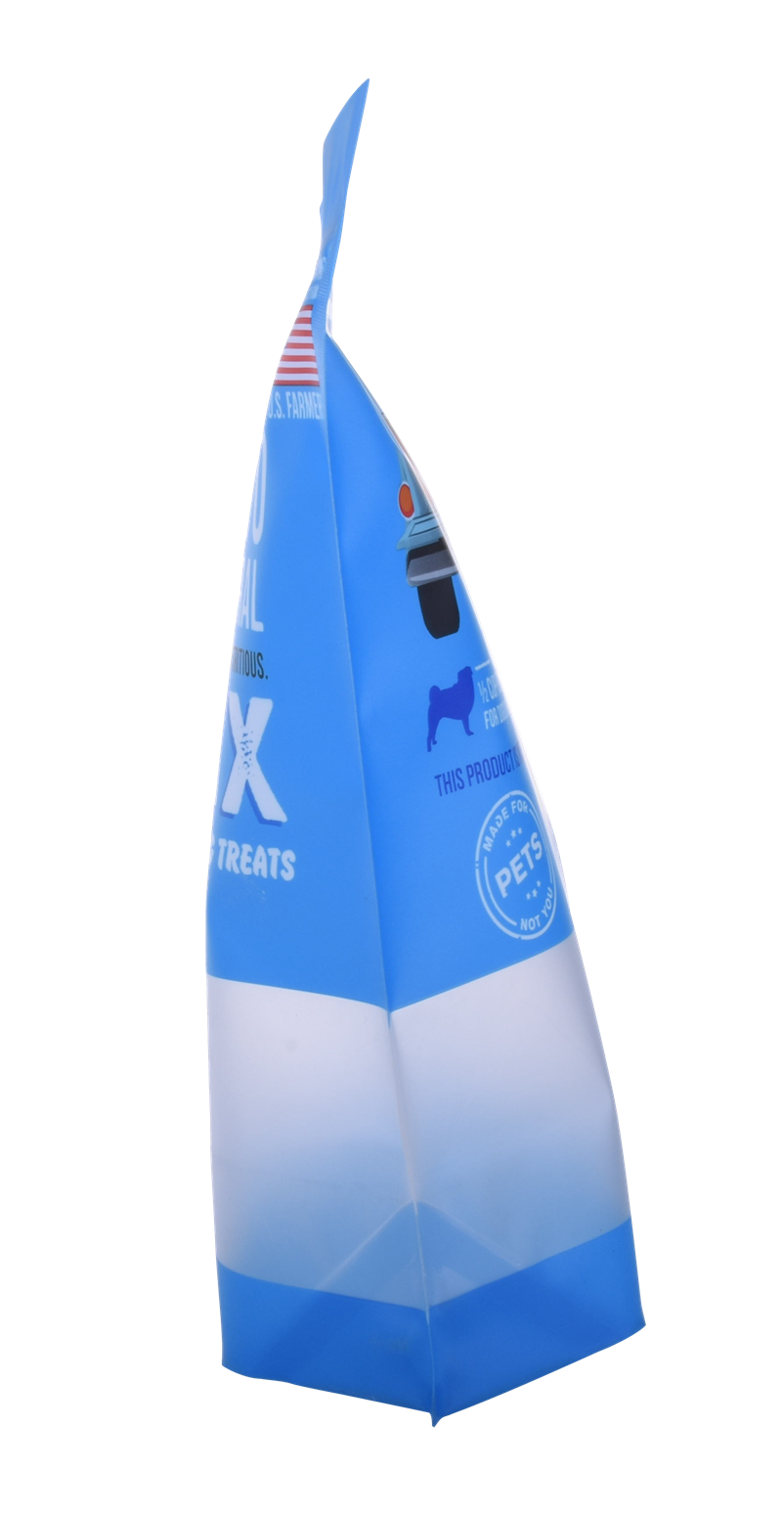 Customized Print Biodegradable Material Doypack Pet Food Ziplock Bag with Matt Finish