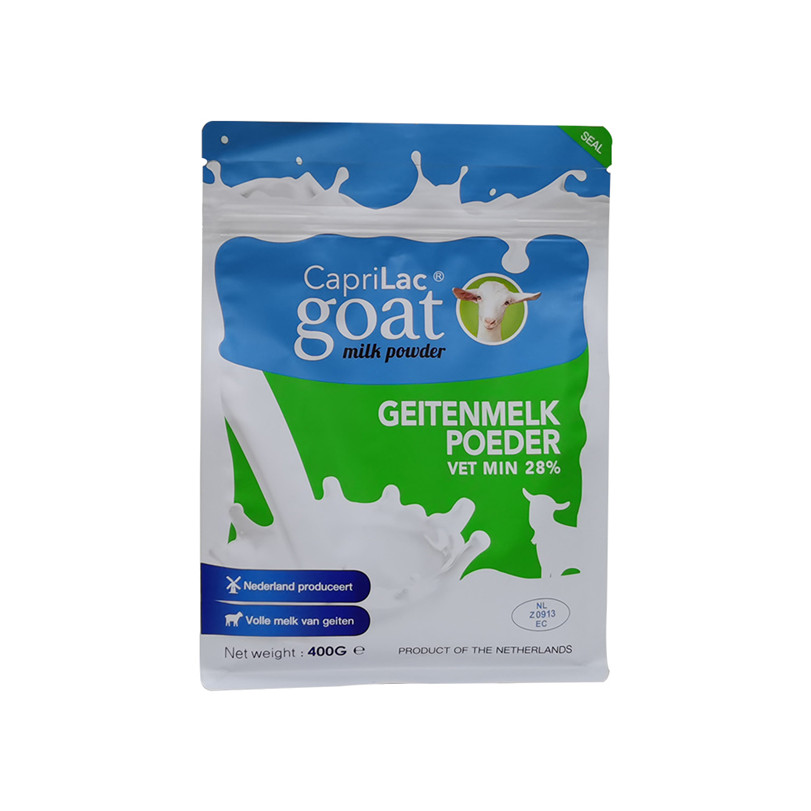 Inventory Foil Lined Zipper Plastic Zip Lock Eco Friendly Milk Packaging Pouch