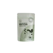 Custom Compostable Matcha Powder Pouches with Zipper