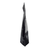 Recyclable Matte Black Perforated Plastic Barrier Bags with Printed Logo for Clothing