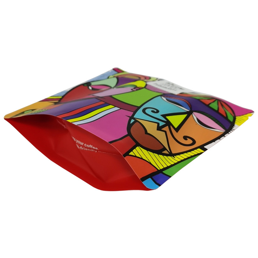 Custom Heat Seal Laminated Material Food Grade Heat Seal Eco Friendly Zip Lock Bag