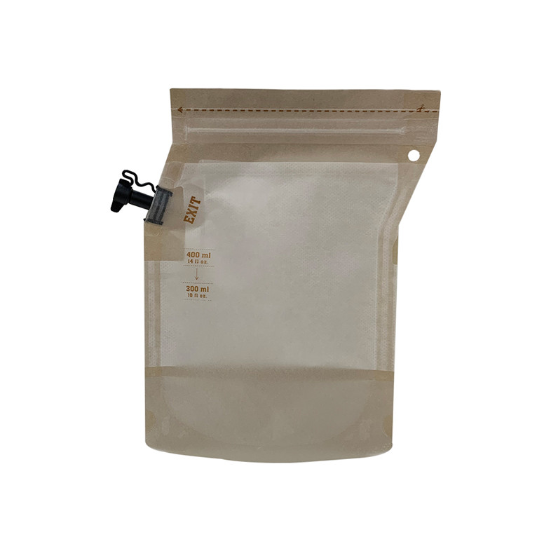 White Kraft Grind Coffee Brewer Bag for Hiking