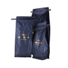 Eco-friendly Tin Tie Packaging 100% Biodegradable Flat Bottom Coffee Bag with Valve