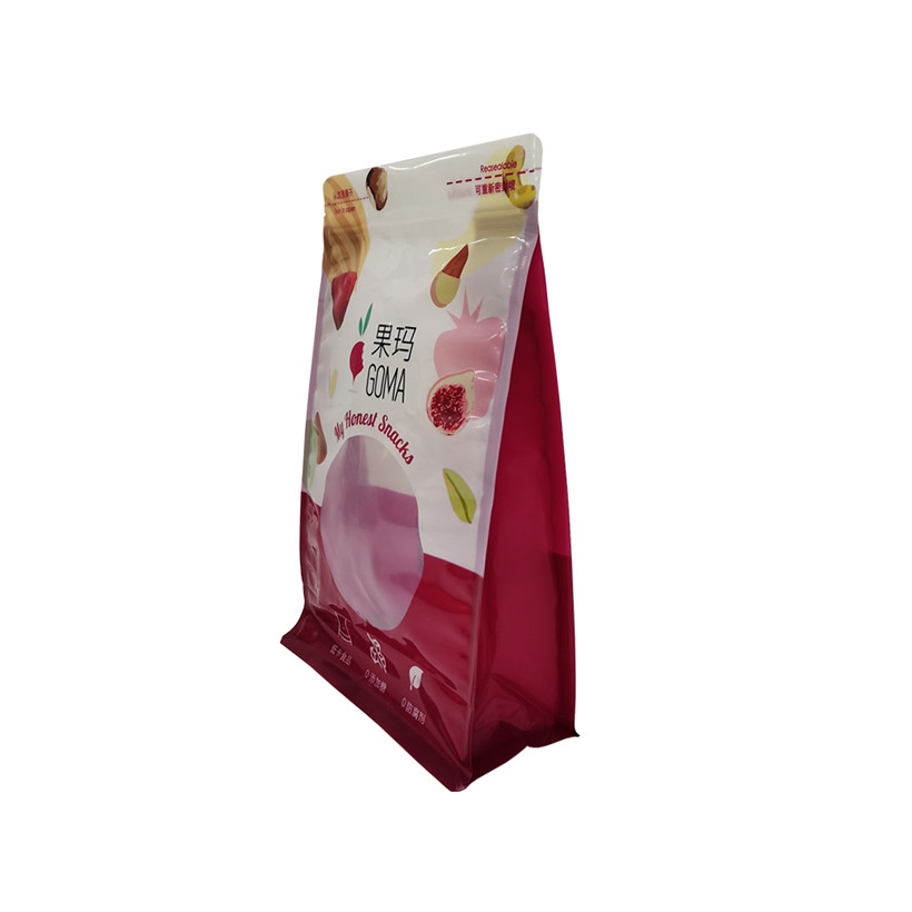 Sustainable Recycled Food Grade Packaging Resealable Bag for Nuts