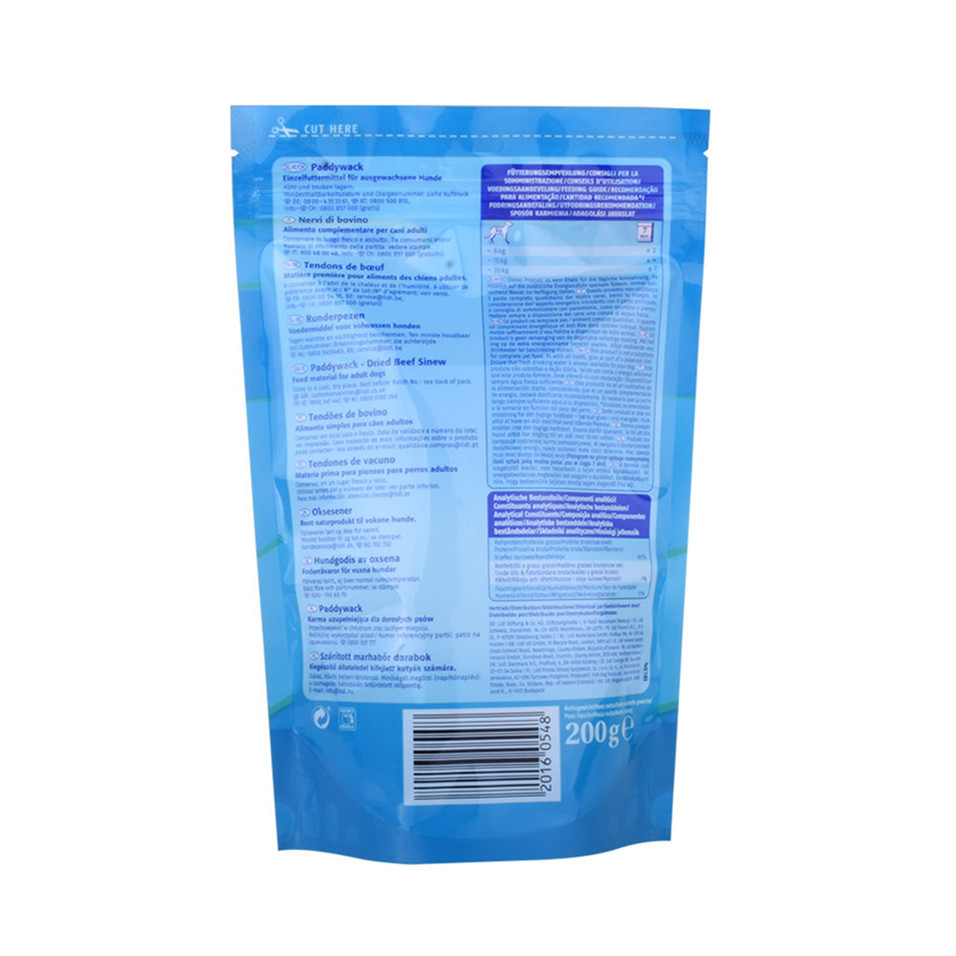 Paper Bags Recyclable Heat Seal Clear Food Packaging